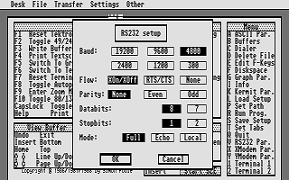 Uniterm atari screenshot